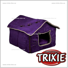 Лежак- пещера для собак TRIXIE - Hilla (Цвет: фиолетовый)