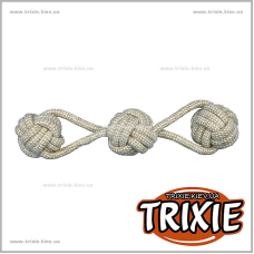 Канат для собак TRIXIE - Denta Fun (Длина: 8см/37см, 3 узла)