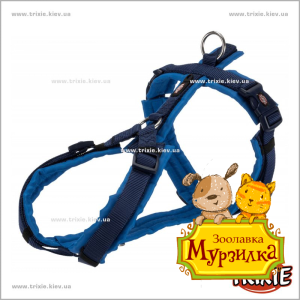 Шлея Premium trekking-TRIXIE (M: 53–64см/20мм,индиго/синий) Шлея Premium trekking-TRIXIE (M: 53–64см/20мм,индиго/синий)