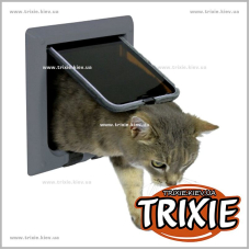 Дверца для котов TRIXIE - De Luxe (Цвет: серый) Дверца для котов TRIXIE - De Luxe (Цвет: серый)