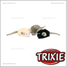 Мягкие мышки с микрочипом для кошки TRIXIE Мягкие мышки с микрочипом для кошки TRIXIE