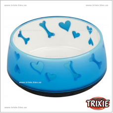 Миска для собак  TRIXIE Lovely Dog (Размер: 0,9л/18см)