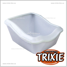 Туалет для кошки, с бортиком TRIXIE (Размер: 54х45,5х21см, Цвет: белый) Туалет для кошки, с бортиком TRIXIE (Размер: 54х45,5х21см, Цвет: белый)