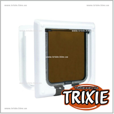Дверца для котов TRIXIE - De Luxe (Цвет: белый) Дверца для котов TRIXIE - De Luxe (Цвет: белый)