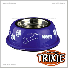 Миска стальная для собак TRIXIE (Размер: 0,45л/13см)