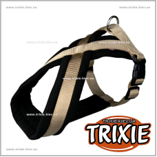 Шлея с подкладкой для собак TRIXIE - Premium(Размер:60-90см/25мм, Цвет: беж)