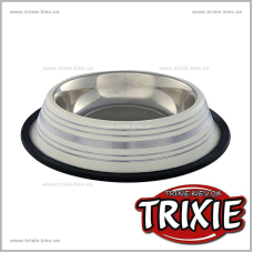 Миска для собак TRIXIE металл, с резинкой