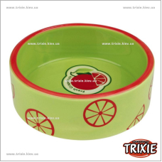 Миска для собак TRIXIE Fresh Fruits (Размер: 0,8л/16см, Цвет: лимон)