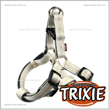 Шлейка для собак TRIXIE - Elegance (Размер:80–100см/25мм, Цвет: серый)