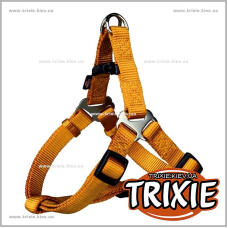 Шлея с подкладкой для собак TRIXIE - Premium (Размер:50–65 см/20мм, Цвет:оранжевый)
