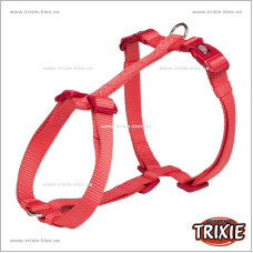 Шлея Premium-TRIXIE (нейлон 20–32см/10мм, коралл)