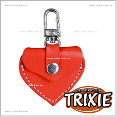 Брелок кожаный для собак TRIXIE