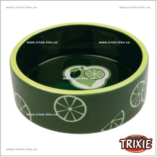 Миска для собак TRIXIE Fresh Fruits (Размер: 0,3л/12см, Цвет: темно-зеленая)