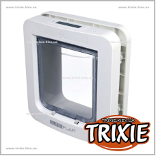 Дверца-автомат для котов и мелких собак TRIXIE - SureFlap (Цвет: белый) Дверца-автомат для котов и мелких собак TRIXIE - SureFlap (Цвет: белый)