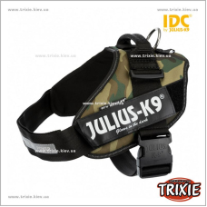 Шлея тренир. д/щенков Julius-K9® IDC-TRIXIE (58–76см/40мм, камуфляж)