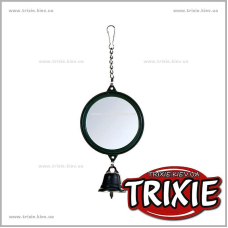 Зеркало с колокольчиком для птиц TRIXIE (Размер: 5.5см) Зеркало с колокольчиком для птиц TRIXIE (Размер: 5.5см)